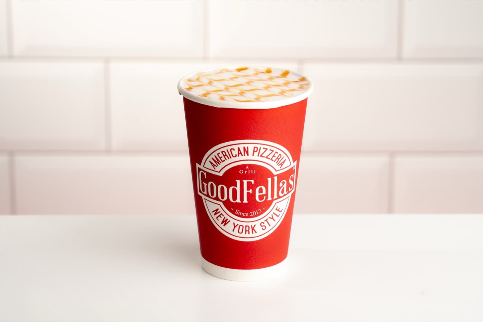Gobelet rouge GoodFellas « American Pizzeria & Grill, New York Style »